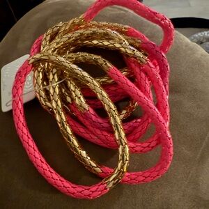 Pink and Gold Bracelet Bundle